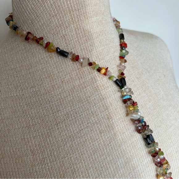 Gemstone Magnetic Multi-way Necklace - Picture 3 of 13